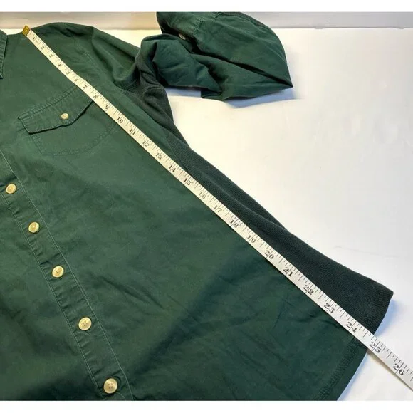 Converse Green Button Down Shirt‎ (large) - Picture 6 of 7